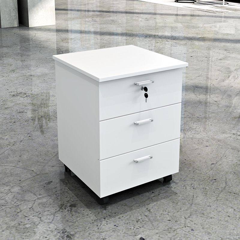 Office File Cabinet with Lock Drawer Locker Mobile Table Cabinet Activity Cabinet Printer Wooden Little Cabinet