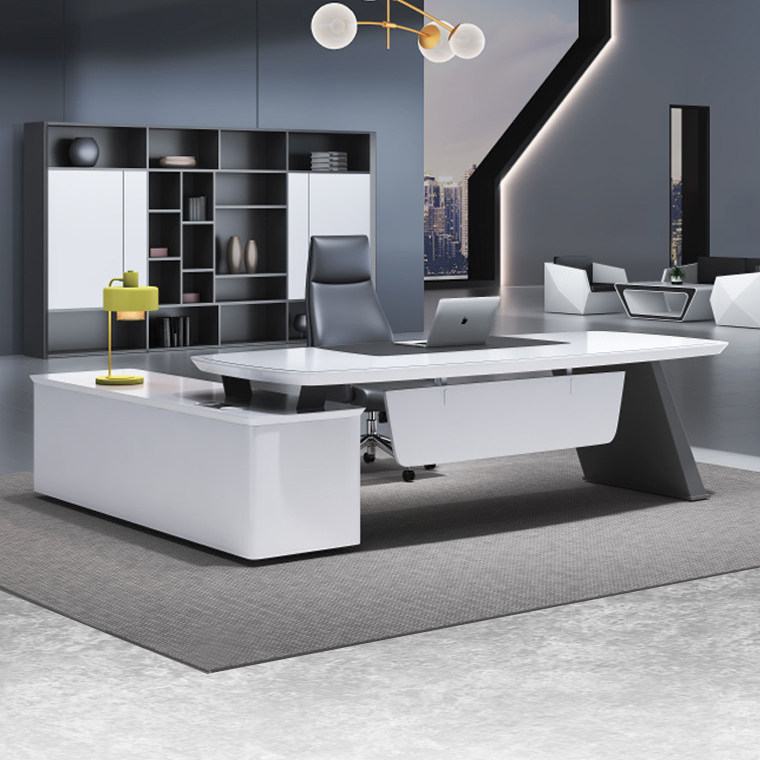 Paint boss deskPresentation deskLight modern president tablelight luxury tabletop desktop office furniture