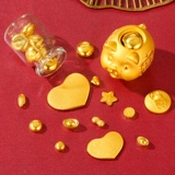 Золотые монеты, золотой слиток для влюбленных