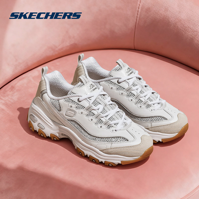 斯凯奇26新款厚底熊猫鞋