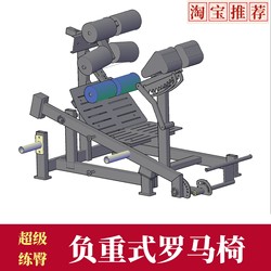 Weight-Bearing Roman Chair Goat Straightening Ghd Multi-Functional Heavy-Duty Professional Roman Chair for Hip Training and Beautiful Buttocks