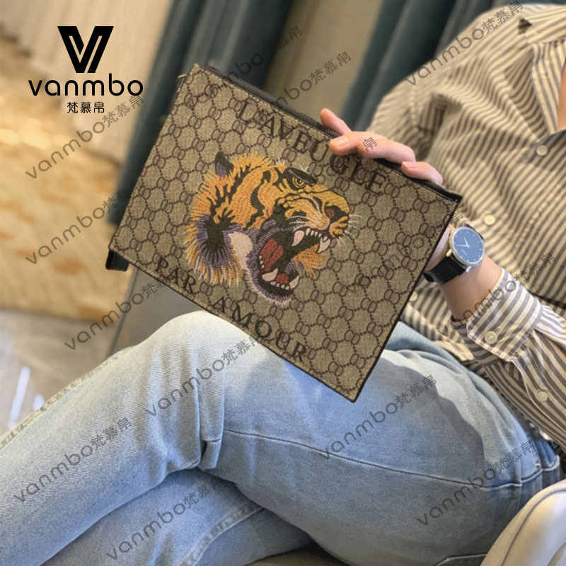 Wallet new 2022 exploits for men's handbag Handbag Hand Kits Business Casual Luxury Brands Handbags Genuine Leather Handbags