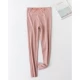 Quần legging nữ mùa thu 2018 mới cotton Hàn Quốc cộng với quần nhung bà bầu mặc quần sọc dọc bụng nâng quần
