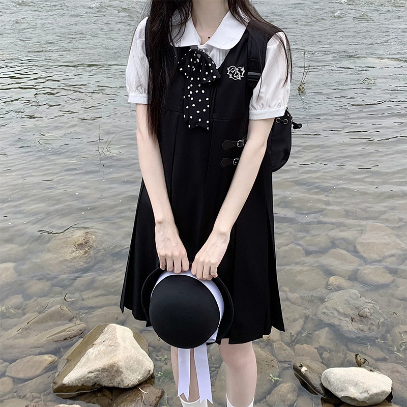 (Nozaki Affiliated Middle School) JK Original Uniform School Supply Card Milk Skirt Dress