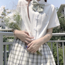 One-scale original design (letter embroidered) genuine summer jk shirt short sleeve base loose uniform shirt