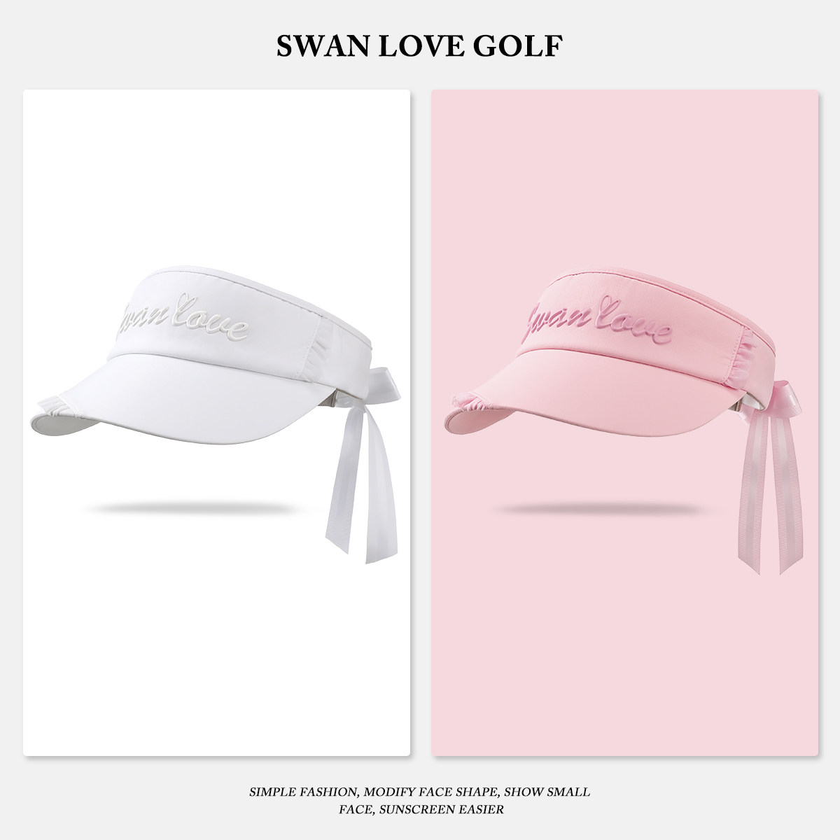 SG Golf Women's Caps Air Top Sunscreen Sunscreen Hat Mesh Red lace butterfly knot tightness adjustable hat-Taobao