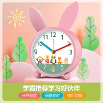 Cute alarm clock for students animal creative wake-up artifact childrens learning self-discipline clock desktop small alarm clock