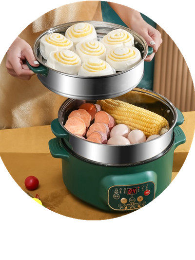 Electric steamer multifunction home three-layer reservation timed automatic power-off small multilayer breakfast machine Divine Instrumental Steam Cage
