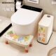 Toilet stool footstool bathroom narrow slit trash can set squat artifact foot stool stool stool footrest