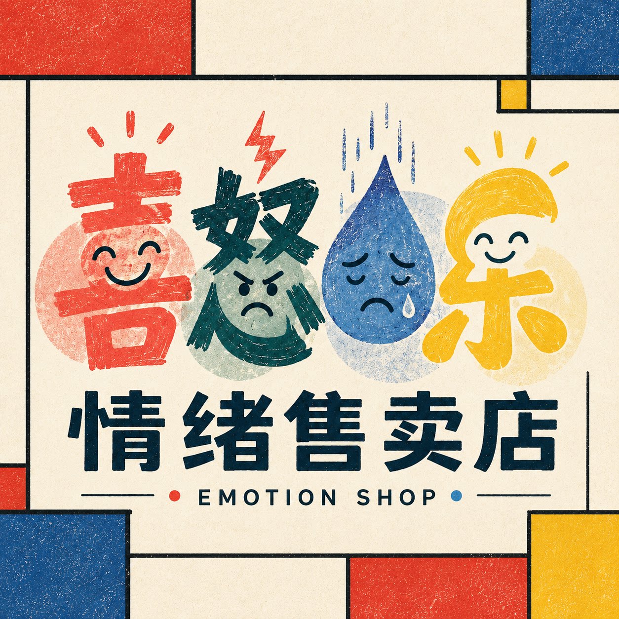 情绪售卖店的LOGO