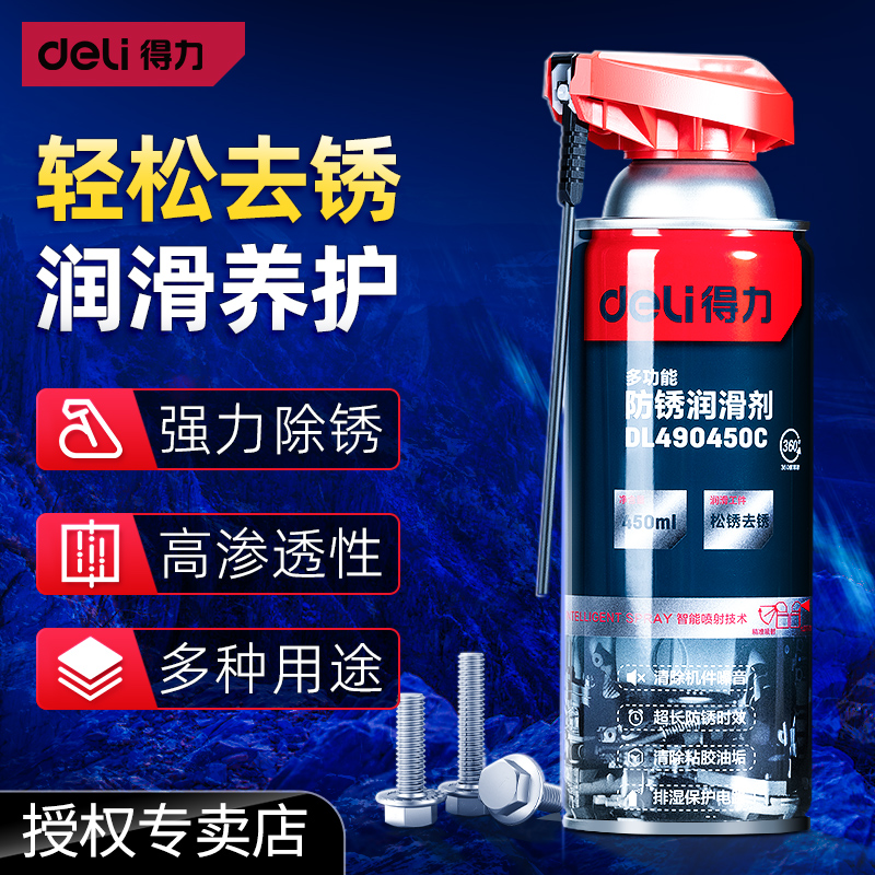Powerful rust remover metal quick cleaning hinge screw loose anti-rust lubricating oil bolt to rust door shaft sound lock