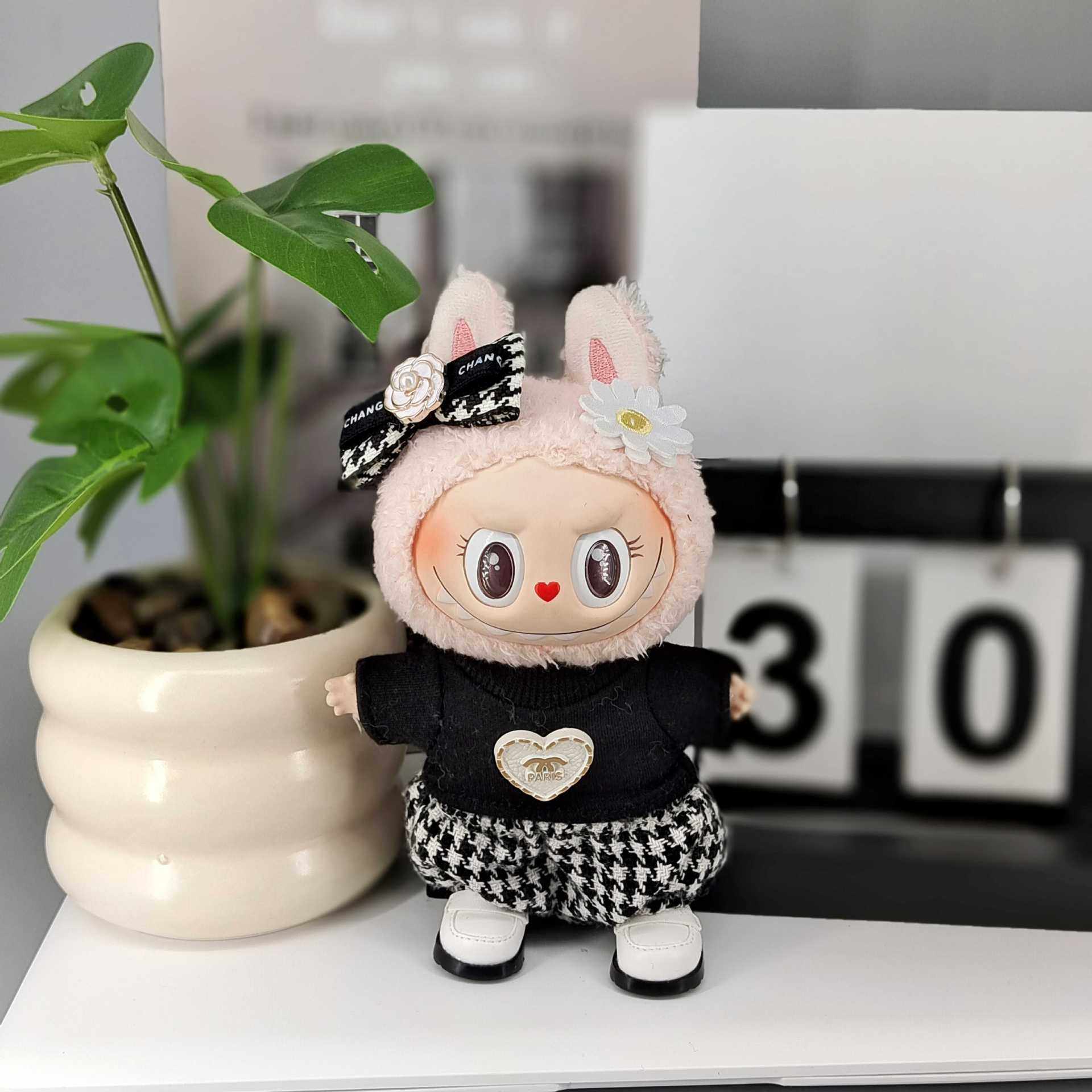 Labubu Clothes – Small Fragrant Style Sweater Set | nekolulu