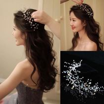 Brides Wedding Headdress Fairy Hair Hoop Starry Hair Band Hair Accessories Wedding Accessories Plate Hair Accessories Exquisite and High-grade