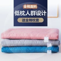 Low pillow thin pillow childrens soft cervical spine flat short pillow core a pair of household single and double ultra-thin to help sleep