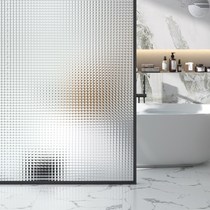 Shower glass stickers outside can not see window paper anti-privacy prying opaque glass film frosted decoration