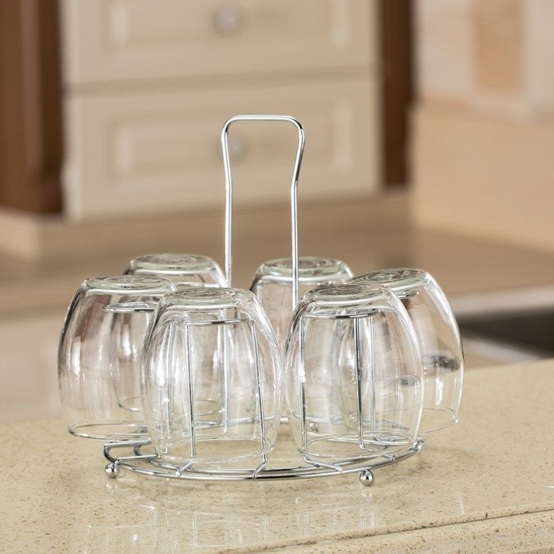   Water glass shelf red wine glass shelves Beer Cups Rack-hanging cups Creative hanging upside down KTV Bar Cup holder's home-Taobao