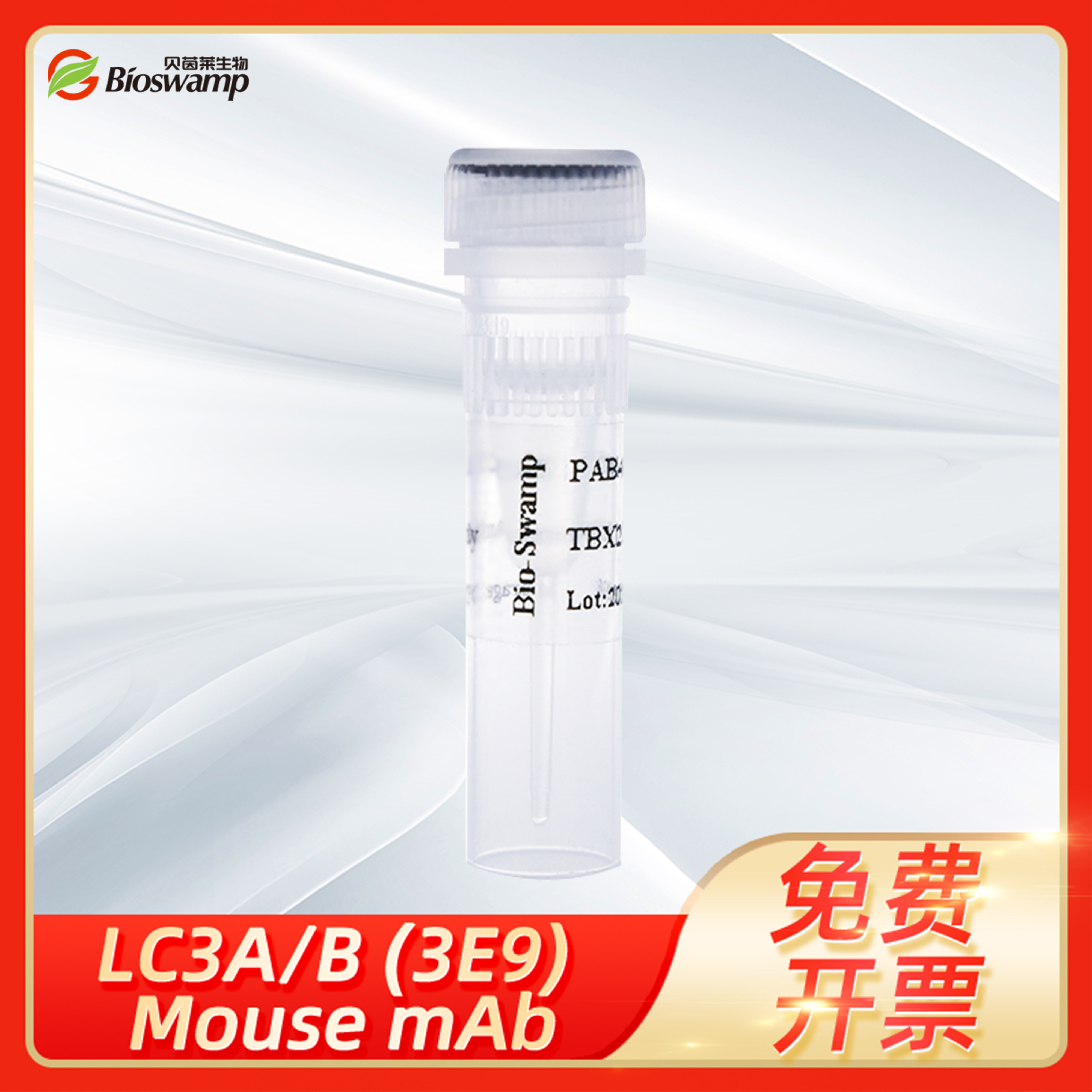 LC3A/B (3E9) Mouse mAb MAP1LC3A MAP1LC3B贝茵莱生物/Bioswamp