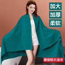 Large bath towel beauty salon special towel for household male and female towel is thickened by blanket sheet thicker than pure cotton absorption
