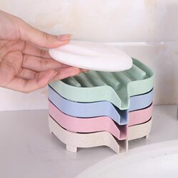 Drainable Soap Dish for Bathroom, Travel, and Toilet; Creative Portable Soap Holder; Simple Soap Rack; Soap Box