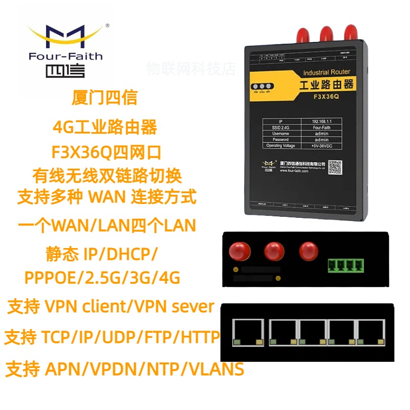 Sixin F3X36Q Four Network Port Wan/Lan Industrial Grade 4g Router Plug-In Card Full Network Port Rj45 Sixin F3X36Q Four Network Port Wan/Lan Industrial Grade 4g Router Plug-In Card Full Network Port Rj45
