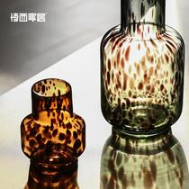 Glass Vase Fittings Butter Lights for Buddha Oil Lamp Creative Garlet Anti-wind Buddha Lights Green Black Point Hydro Designers