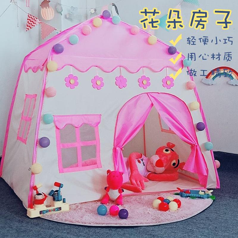Children Indoor Tent Toys Princess House Game Castle Little Girl Bed House Sleeping Home Baby Presents