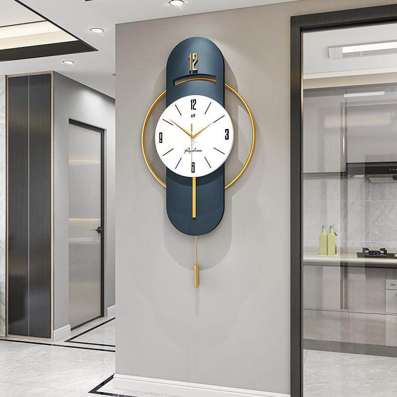 Wall decoration hangs light luxury modern living room minimal clock watch wall clock household creative fashion personality network red watch
