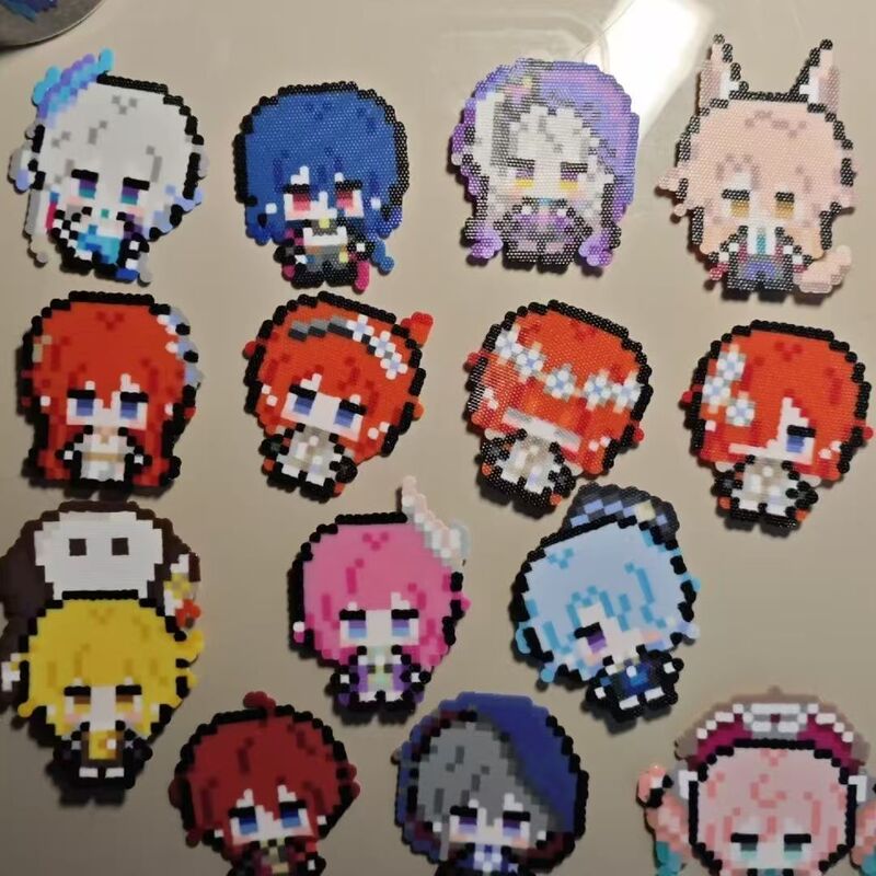 Finished Product: Pixel-Style Keychain Accessories with Beads, Kafka, Sand Gold, Robin, Xilian, Black Tower, Hoho, Yuguang Finished Product: Pixel-Style Keychain Accessories with Beads, Kafka, Sand Gold, Robin, Xilian, Black Tower, Hoho, Yuguang