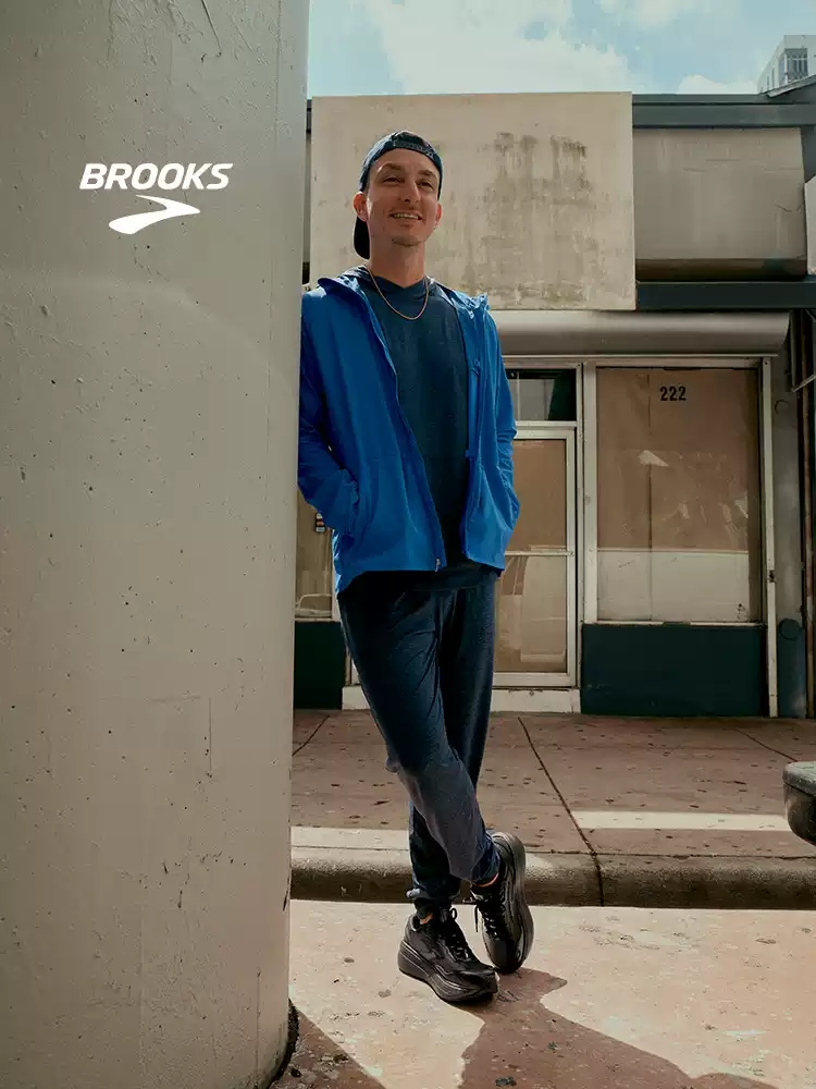 Brooks ghost max l running shoes - leather men's shock absorption sports women's running casual shoes