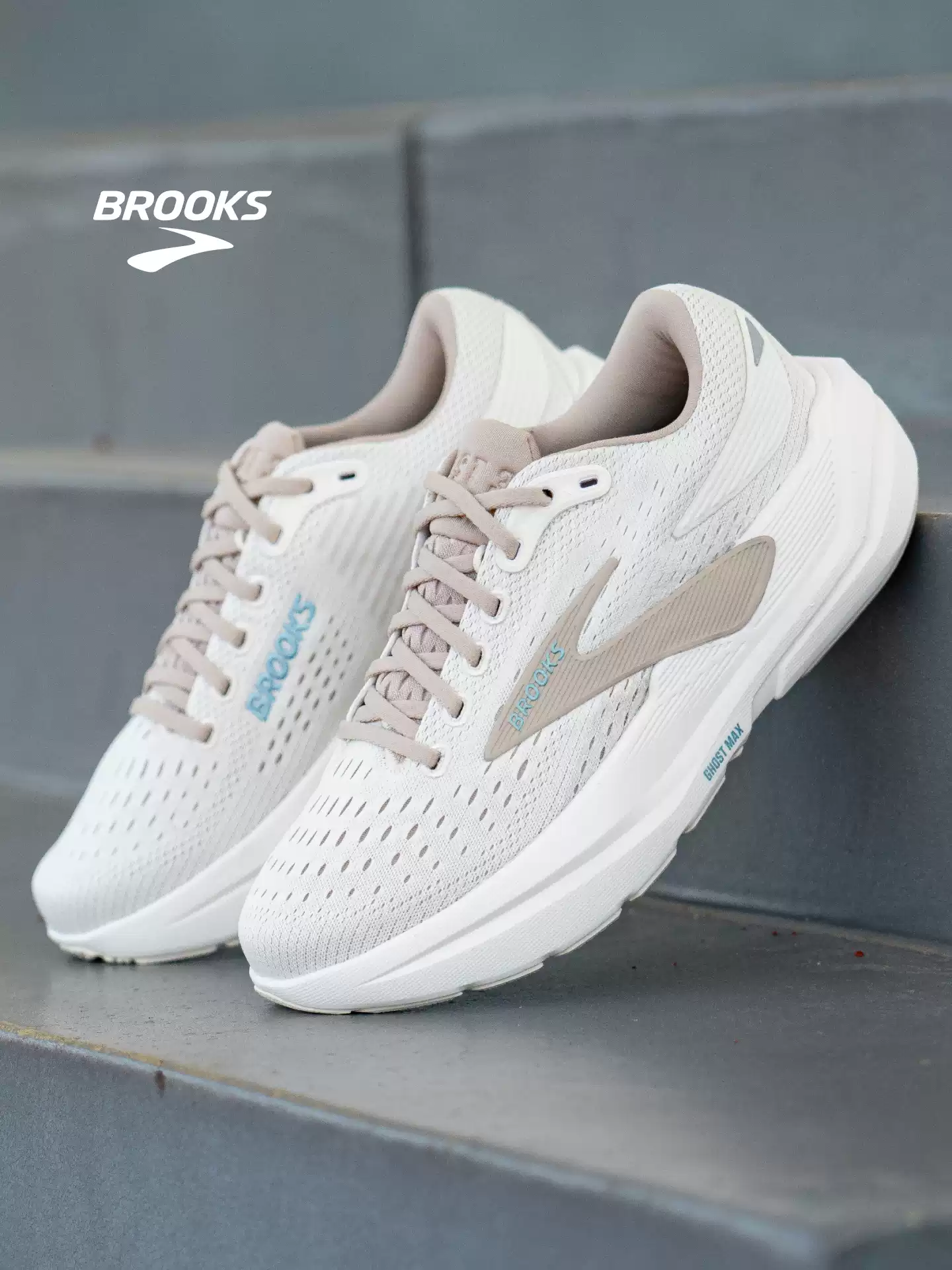 BROOKS布鲁克斯Ghost幽灵Max 3跑鞋男减震女运动鞋跑步厚底宽楦