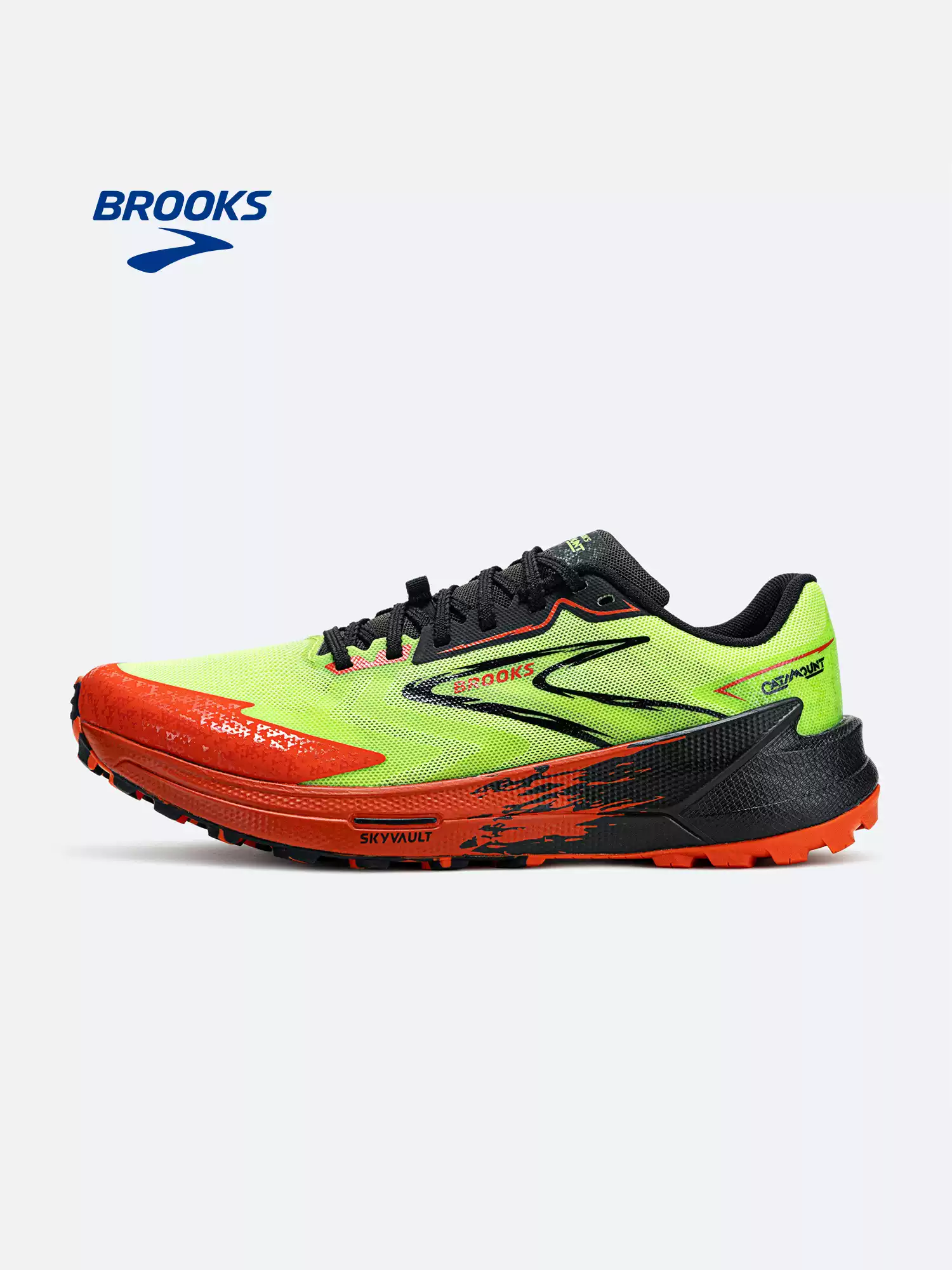 Brooks catamount mountain cat 3 men's cushioned trail running shoes women's outdoor hiking anti-slip