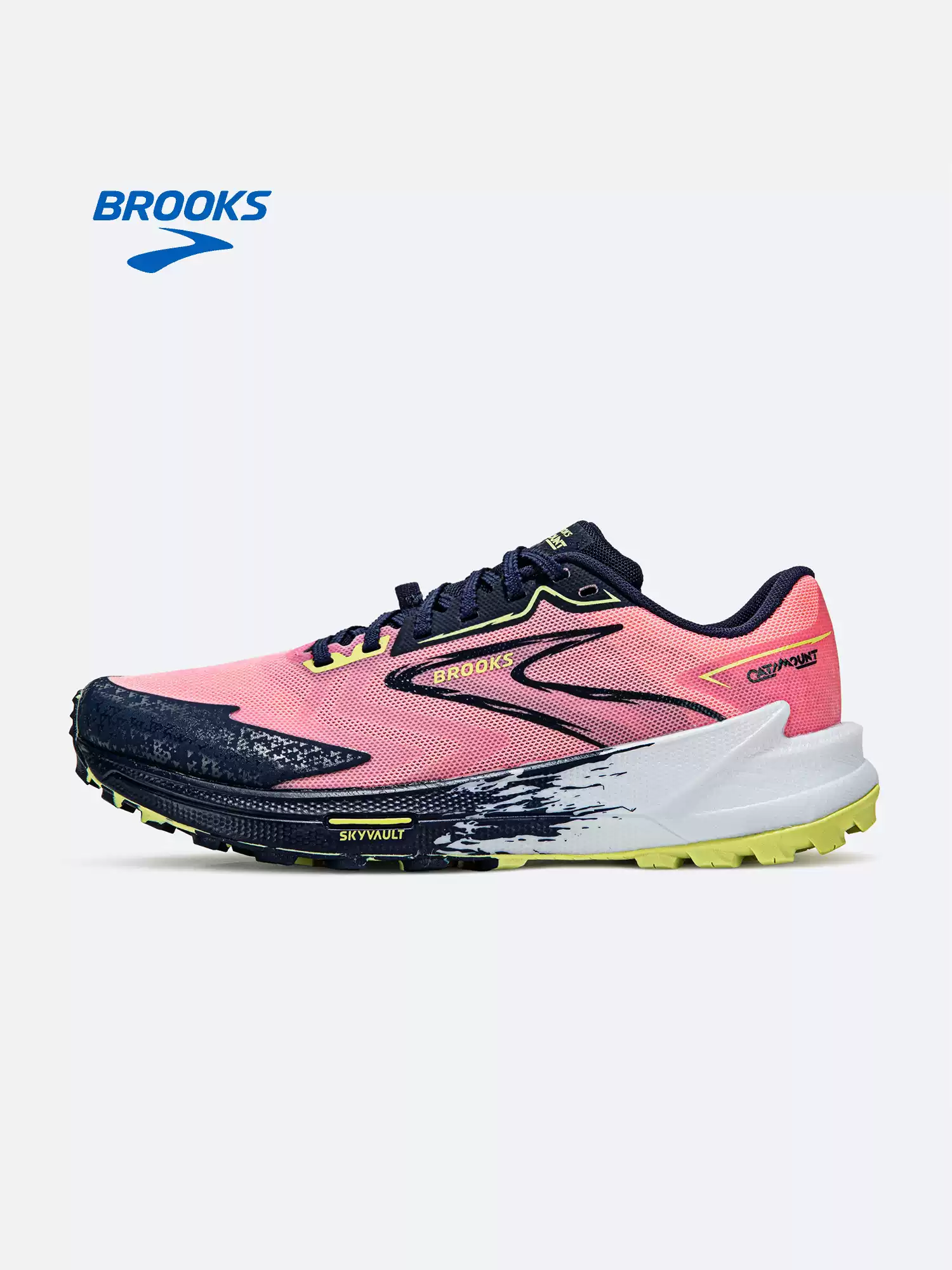 Brooks catamount mountain cat 3 men's cushioned trail running shoes women's outdoor hiking anti-slip