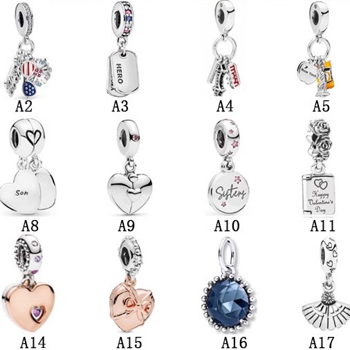 Panjia 2020 Love Series Fashionable and Elegant Bracelet with Fashionable Pendant Beads DIY Accessories