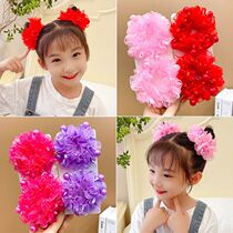 New type of headband for children and little girls hairbands rubber bands flower stage performances braided hairbands headbands