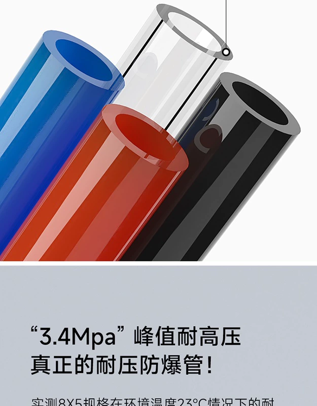 máy nén khí ống tre Máy nén khí ống khí nén Honglida PU áp suất cao trong suốt ống bơm không khí polyurethane 4/6/8 * 5 đường dẫn khí màu xanh và đỏ ống khí nén phi 16 ống khí nén chịu nhiệt