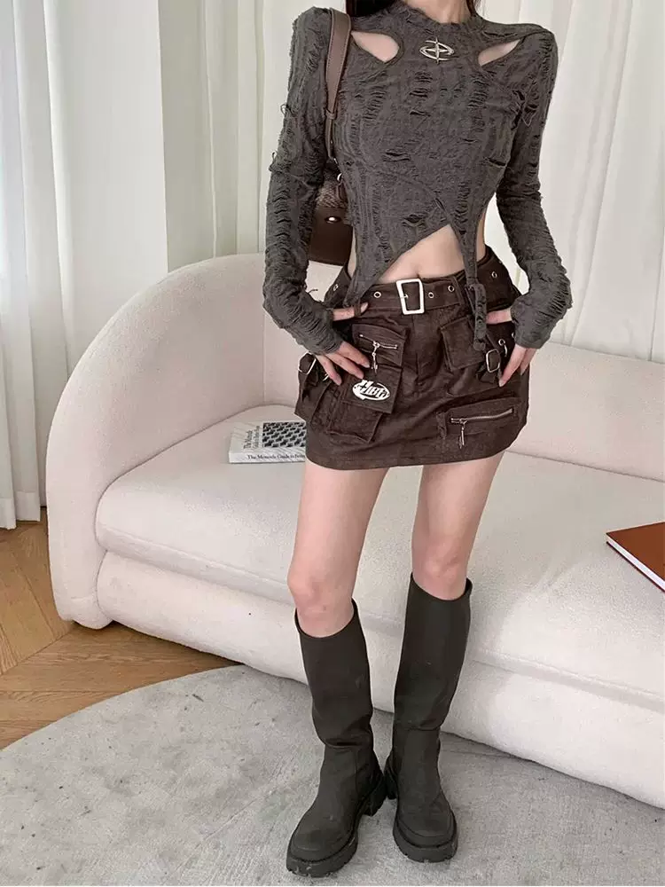 Осень Женский стиль Dark Academia Y2k уличный стиль Gyaru Baddie стиль