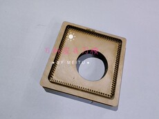 Реквизит на заказ diu手工皮具刀模制作:正方形杯垫刀模.隔热垫刀模直径100毫米