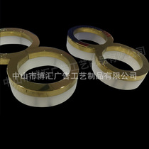 Stainless steel brushed letters electroplated titanium letters outdoor advertising signs back luminous letters door head three-dimensional letters