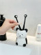 Creative Bear Toothbrush Holder Electric Toothbrush Storage Rack Bathroom Household Couple Toothbrush Organizer Ceramic Base