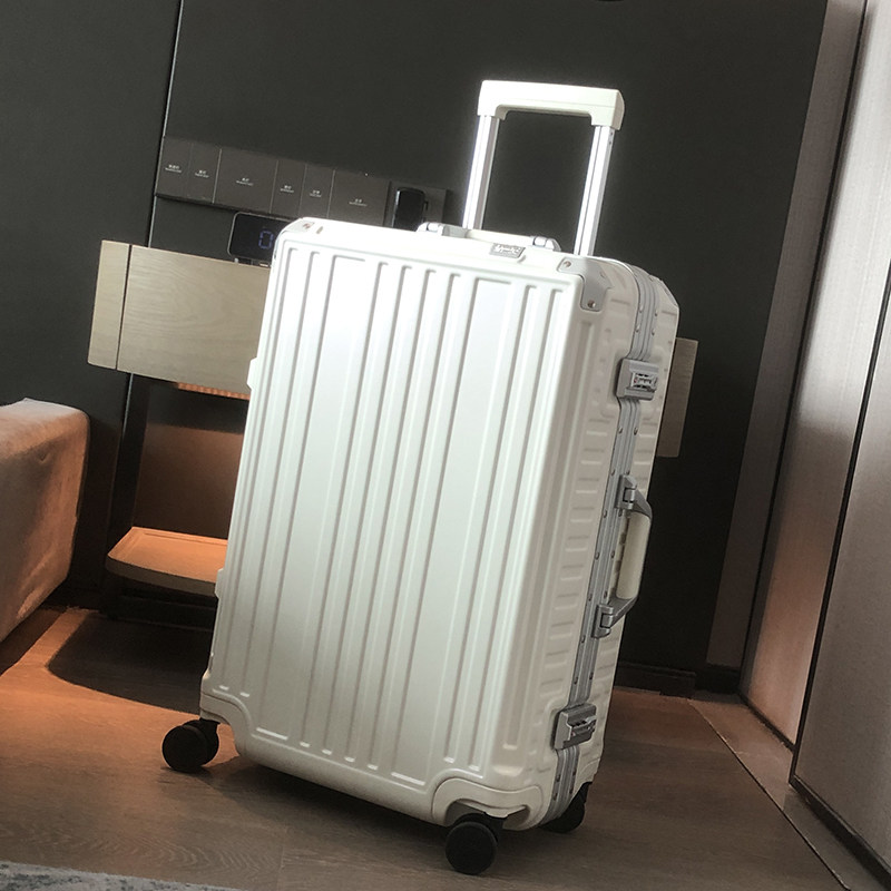 Aluminum frame luggage female boarding 20 inch ultra-quiet universal wheel 24 password travel trolley case male 2022 new
