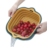 Двухэтажный большой маленький комплект, универсальная сушилка, корзина для хранения для фруктов и овощей, 6 шт