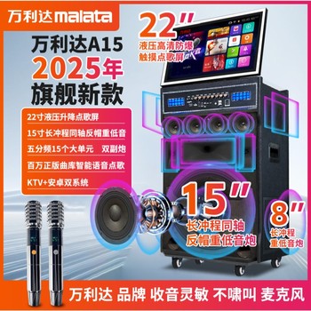 Wanlida a15 home ktv audio set song touch