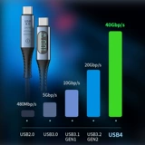 Кабель данных USB4 8K Трансмиссия 240 Вт быстрая зарядка молния