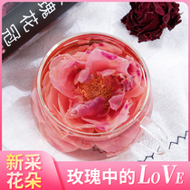 Emblem Hoe Head Rose Flower Tea Rose Crown Red Rose Flowers Dried Flower Tea Large Flower Tea Leaves 25g Jar To Send Girlfriend