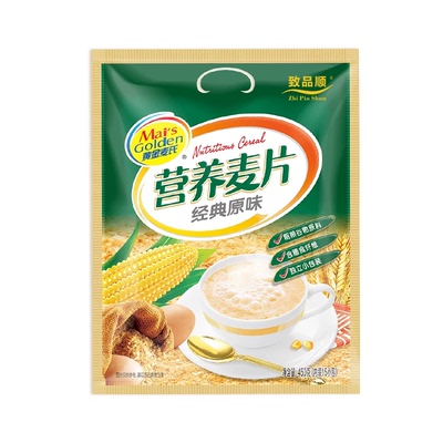 经典原味牛奶加钙麦片即食冲饮冲调营养早餐燕麦片官方旗舰店正品