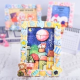 幻烁 Кремовая фоторамка, набор материалов, комплект ручной работы, мультяшный аксессуар, «сделай сам»