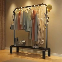 Simple clothes hanger floor-standing vertical clothes drying rack single-pole balcony clothes drying rack home bedroom dormitory clothes hanger