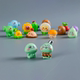 Creative Miniature Plants Vs. Zombies Cute Figurines, Healing Scene Workstation Computer Decoration Accessories