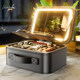 High-end makeup bag with mirror for women portable 2025 new model