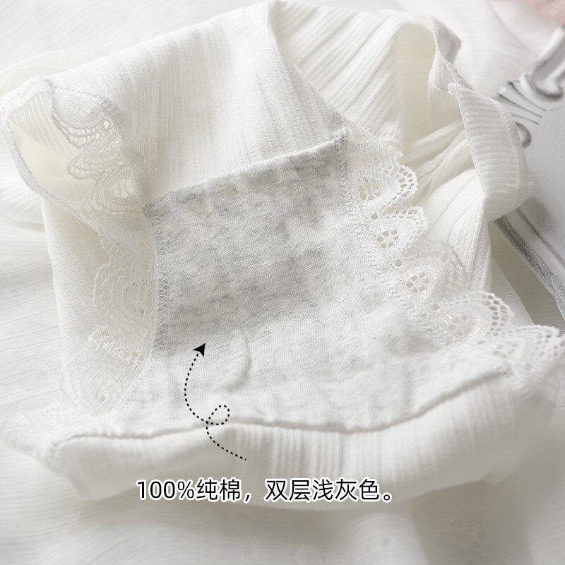 Cotton era underwear women's white cotton Japanese girls breathable large size cotton briefs solid color explosion new